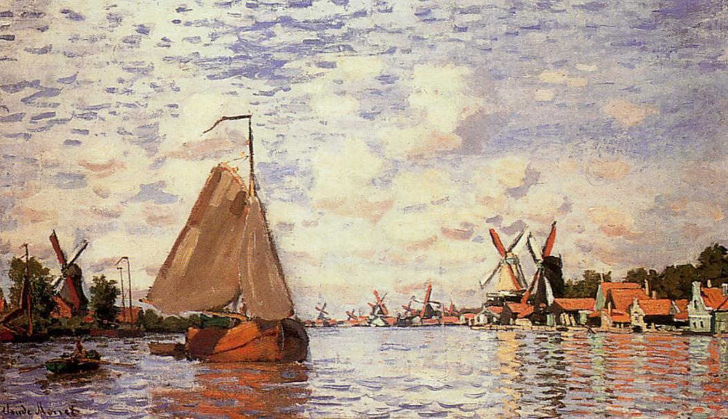 The Zaan At Zaandam — Клод Моне