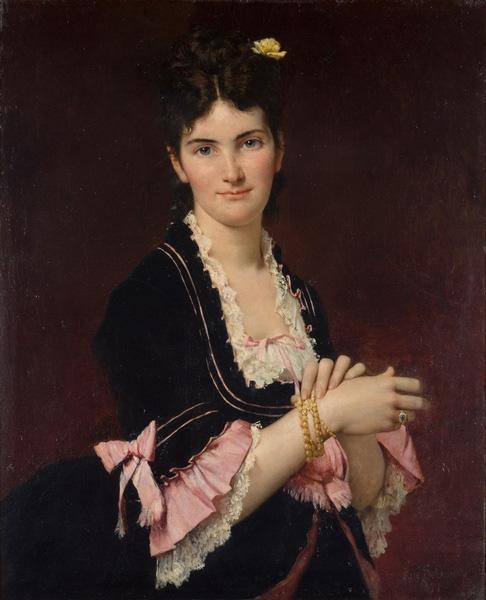 Portrait De Madame Mestayer — Jules Élie Delaunay
