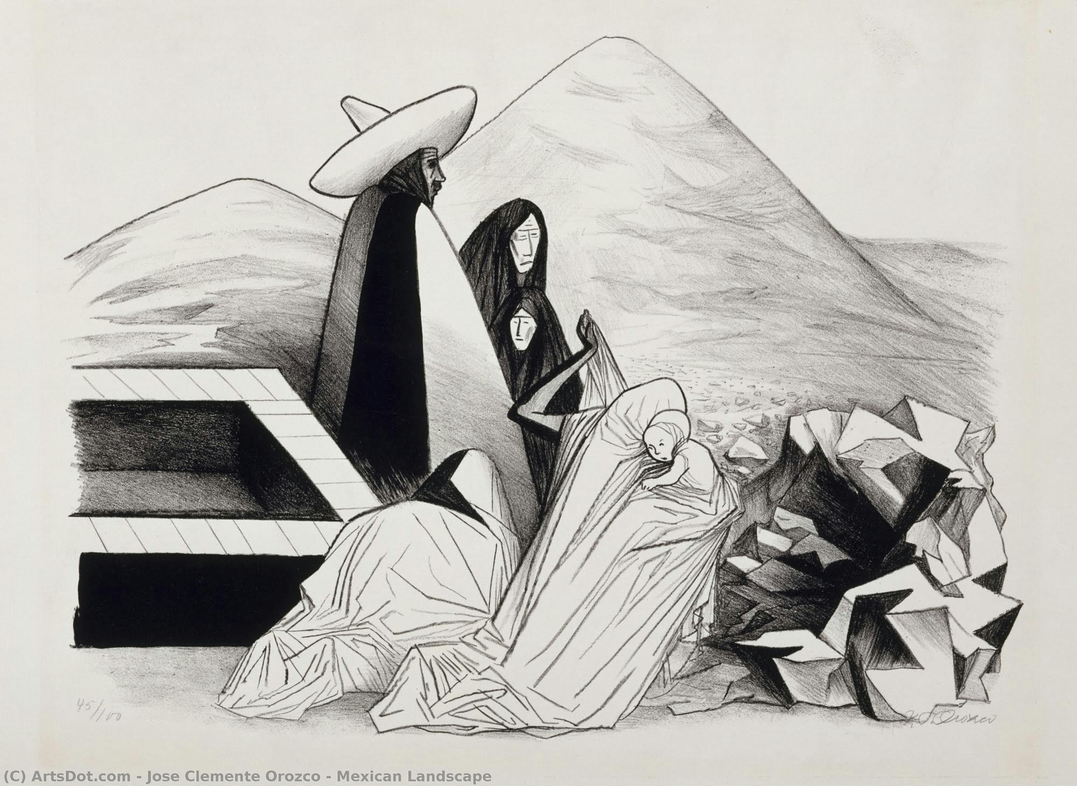 Mexican Landscape — José Clemente Orozco