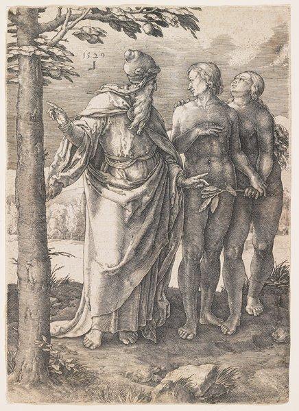 The Story Of Adam And Eve, The First Prohibition — Lucas Van Leyden