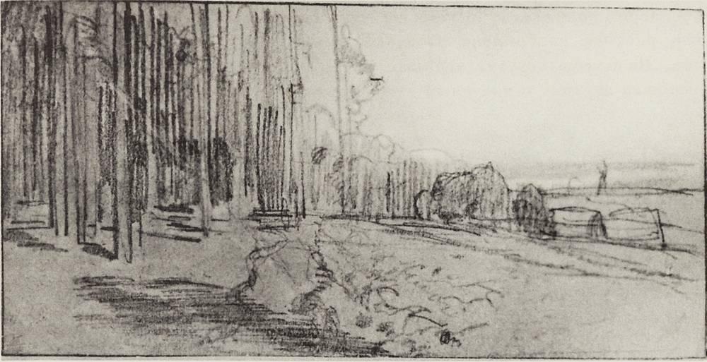 Village At The Edge Of Forest — Isaak Ilyich Levitan