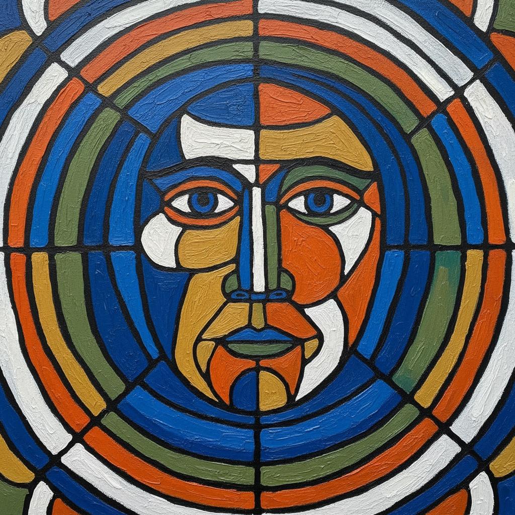 The Radial Soul: A Fragmented Monologue In Cobalt And Ochre — Marc Duvallier