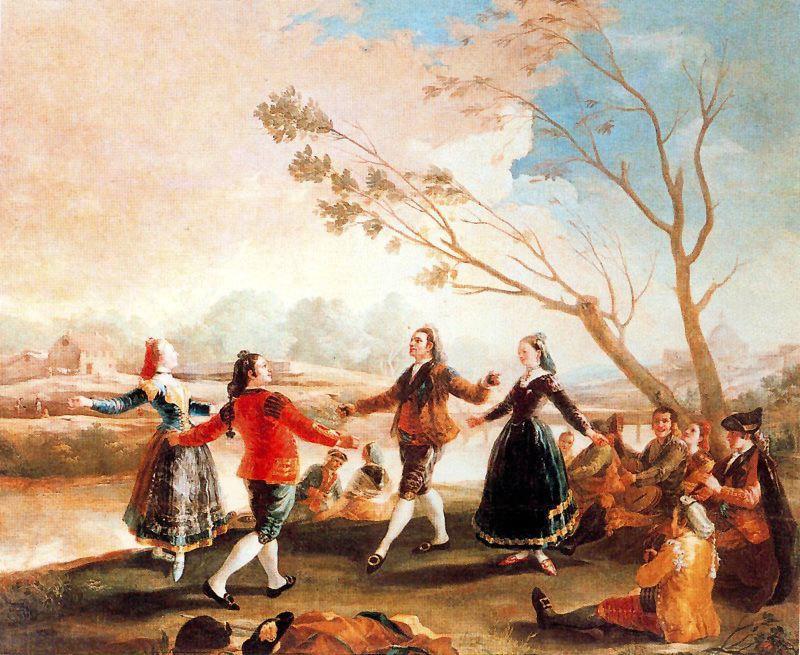 Dance On The Banks Of The Manzanares — Francisco José De Goya Y Lucientes