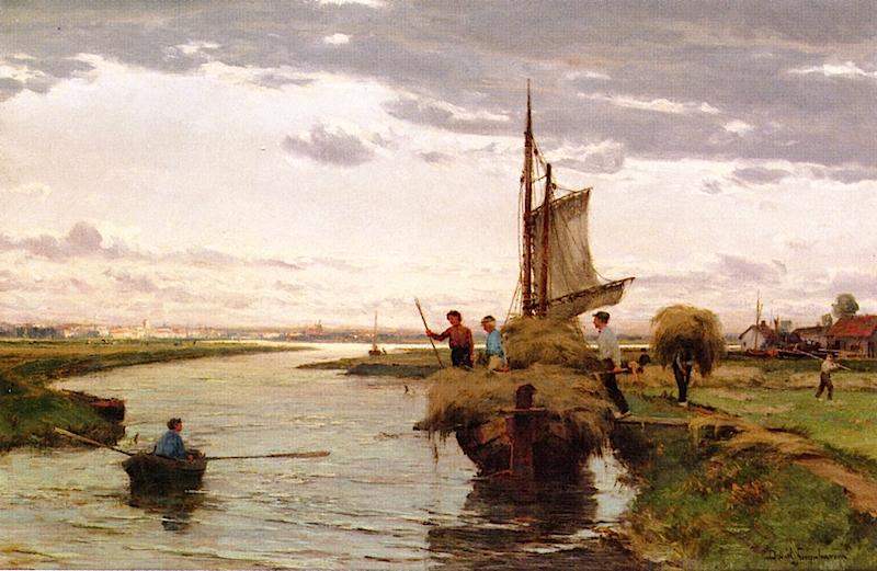 Loading The Hay Barge — David Farquharson