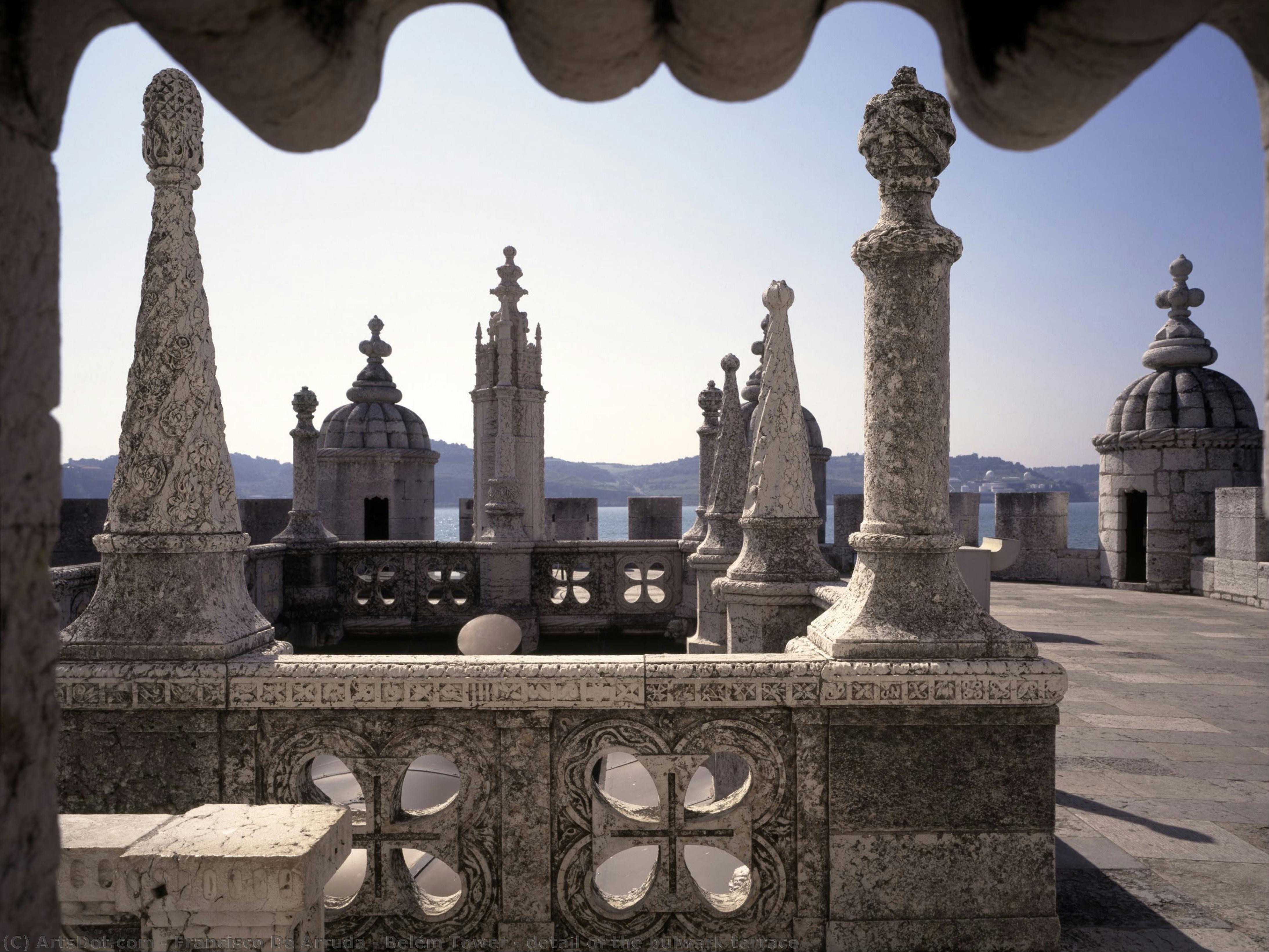 Belém Tower - Detail Of The Bulwark Terrace — Francisco De Arruda