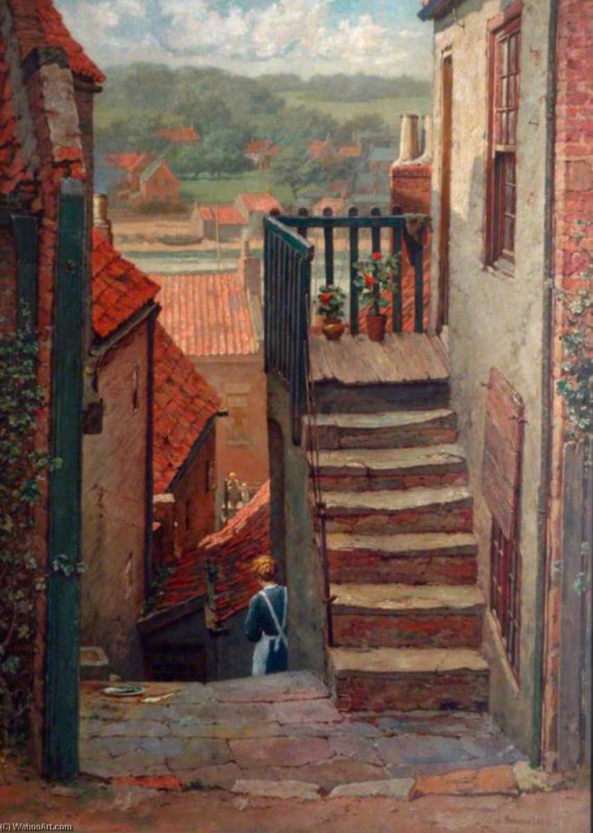 Whitby, View Of A Backstreet — Elias Bancroft