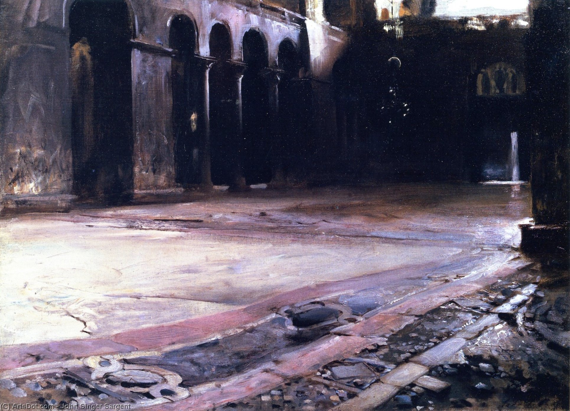 Pavement Of St Mark's, Venice — John Singer Sargent