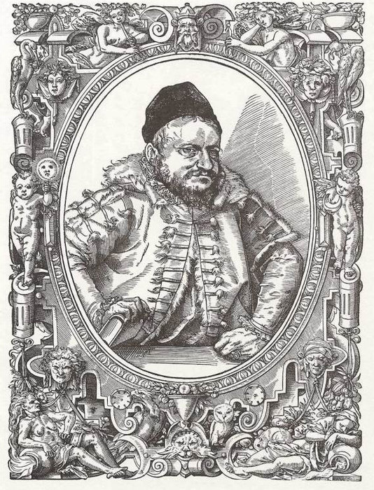 Portrait Of Sigmund Feyerabenddrucker In Frankfurt — Tobias Stimmer