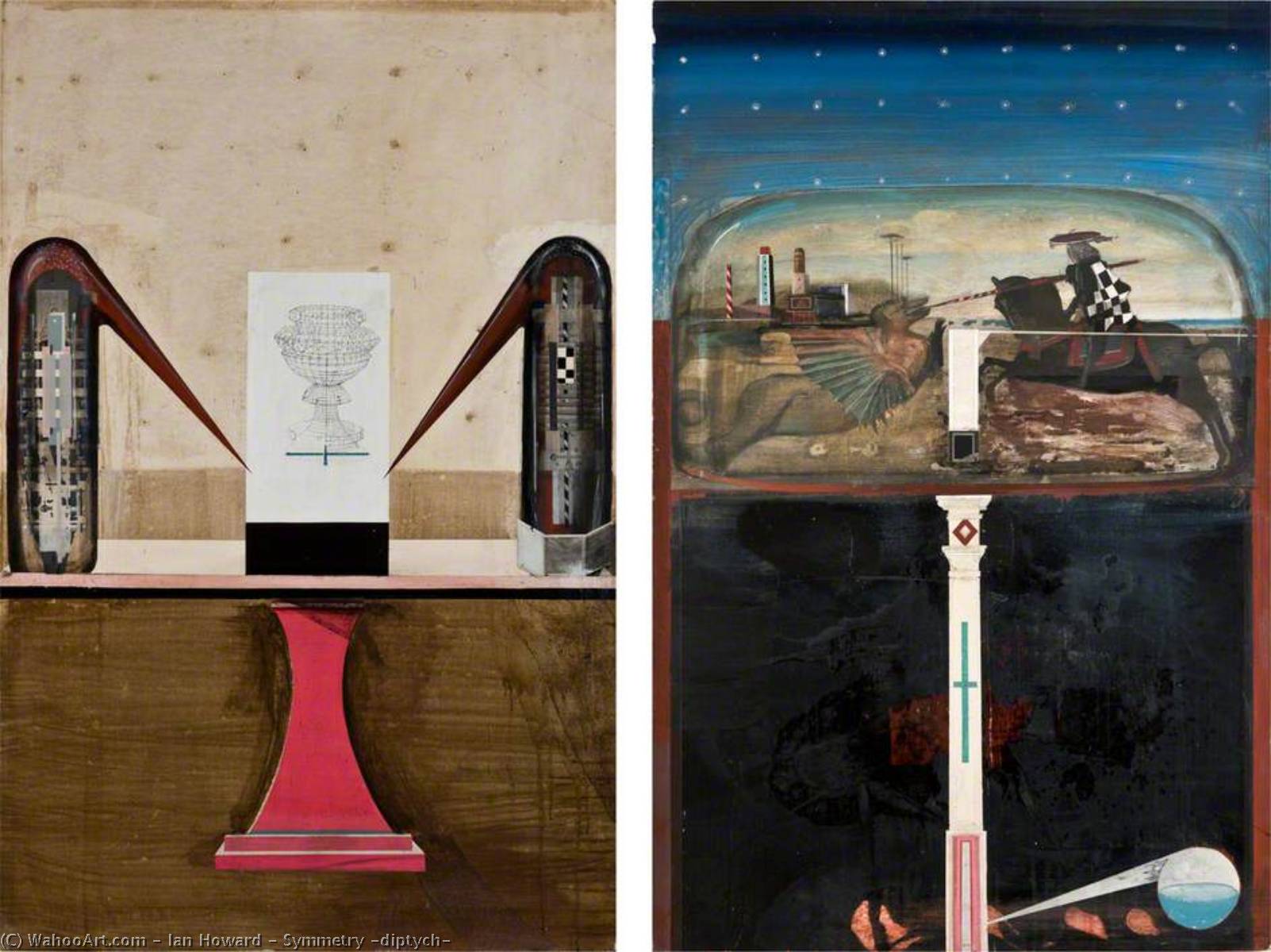Symmetry (diptych) — Ian Howard