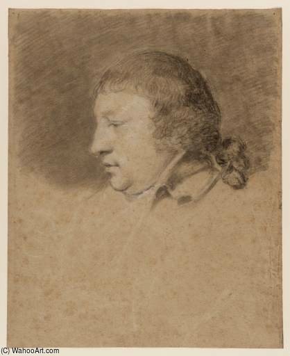 Head Of A Man In Profile To Left — Sir Nathaniel Dance Holland
