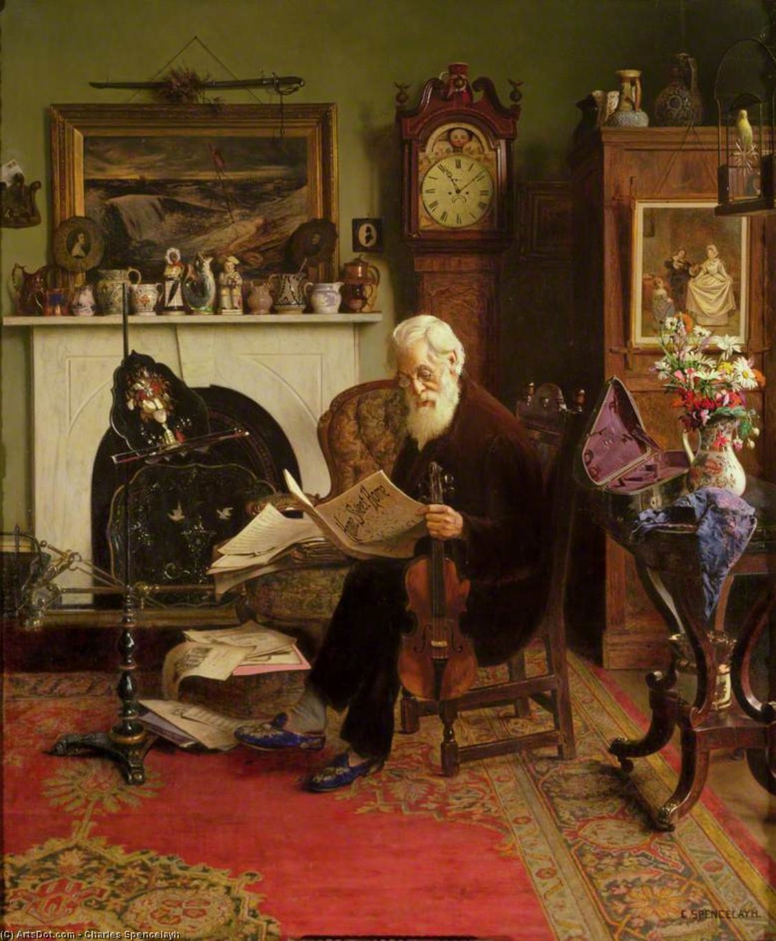 His Favourite — Charles Spencelayh