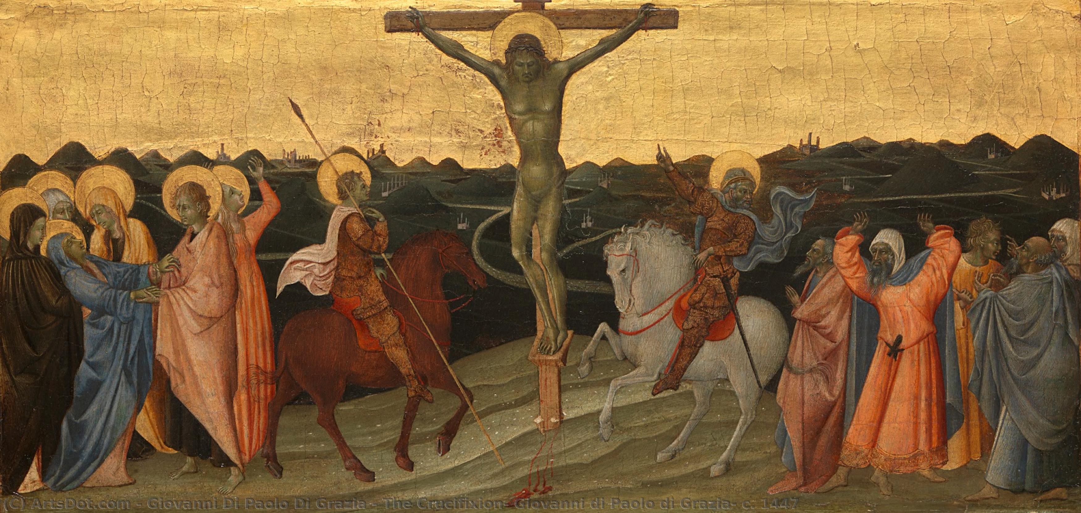 The Crucifixion, Giovanni Di Paolo Di Grazia, C. 1447 — Giovanni Di Paolo Di Grazia