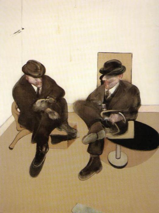 Two Seated Figures — Френсис Бејкон