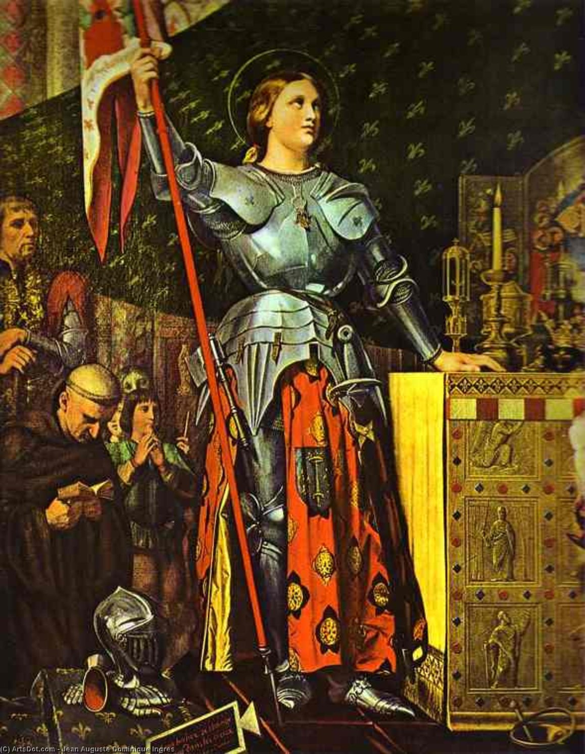 Joan Of Arc On Corronation Of Charles Vii In The Cathedral Of Reims — Jean-auguste-dominique Ingres