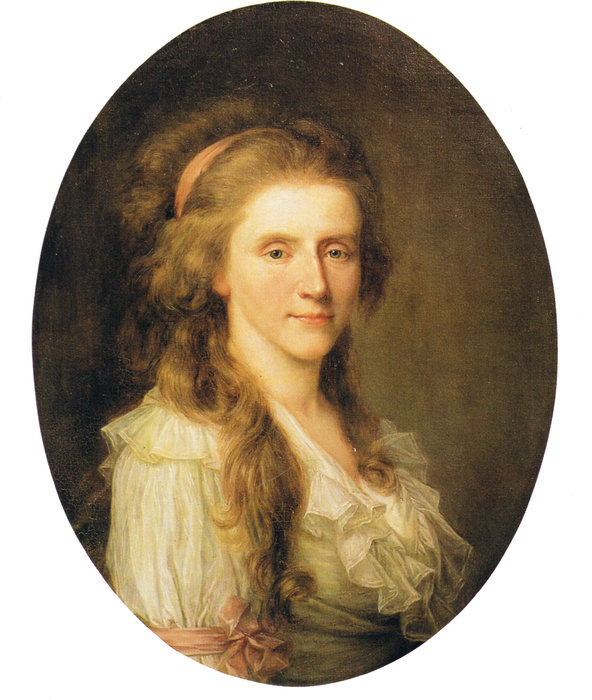 Portrait Of Augusta Louise Of Stolberg-stolberg — Jens Jørgensen Juel