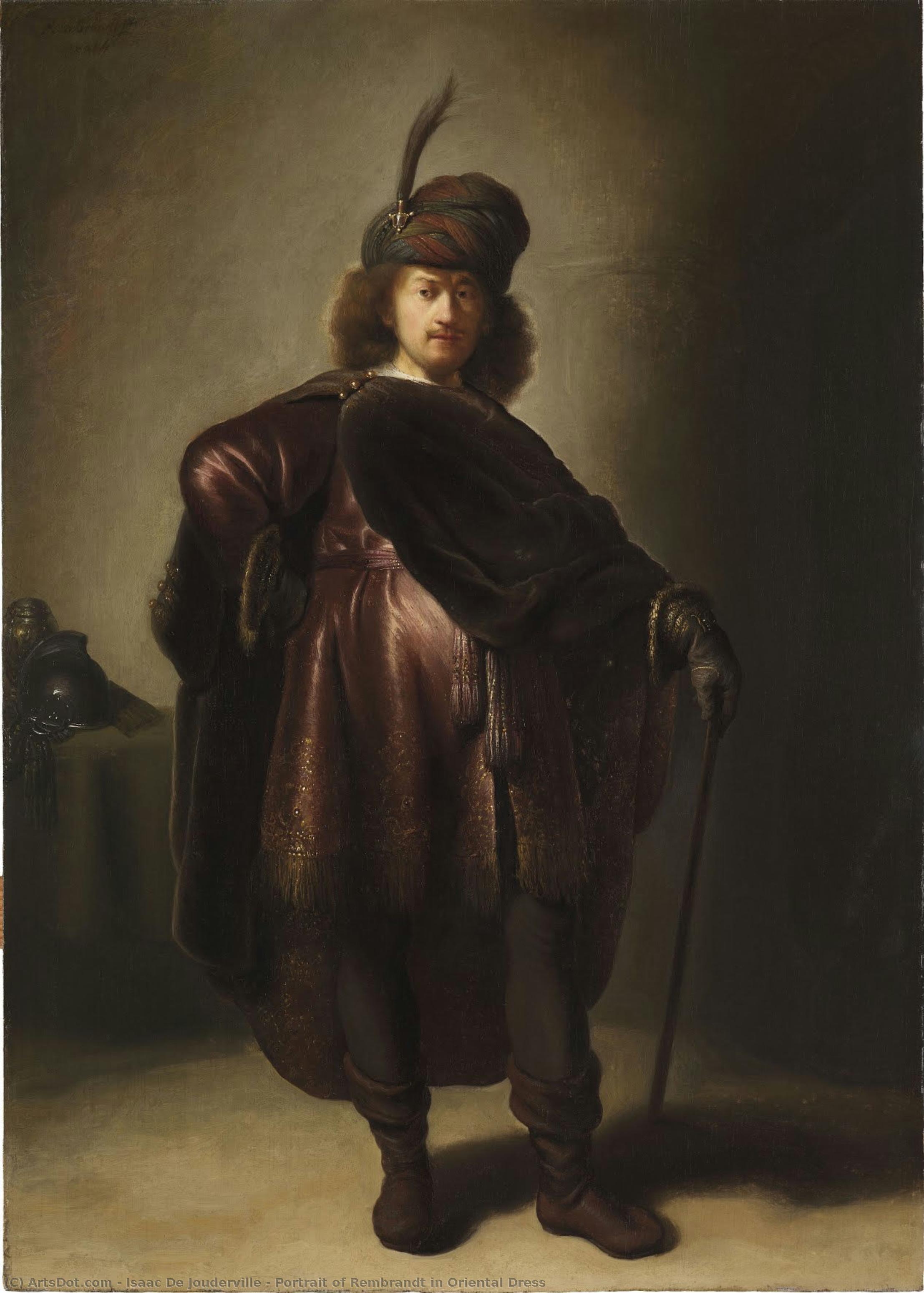 Portrait Of Rembrandt In Oriental Dress — Isaac De Jouderville