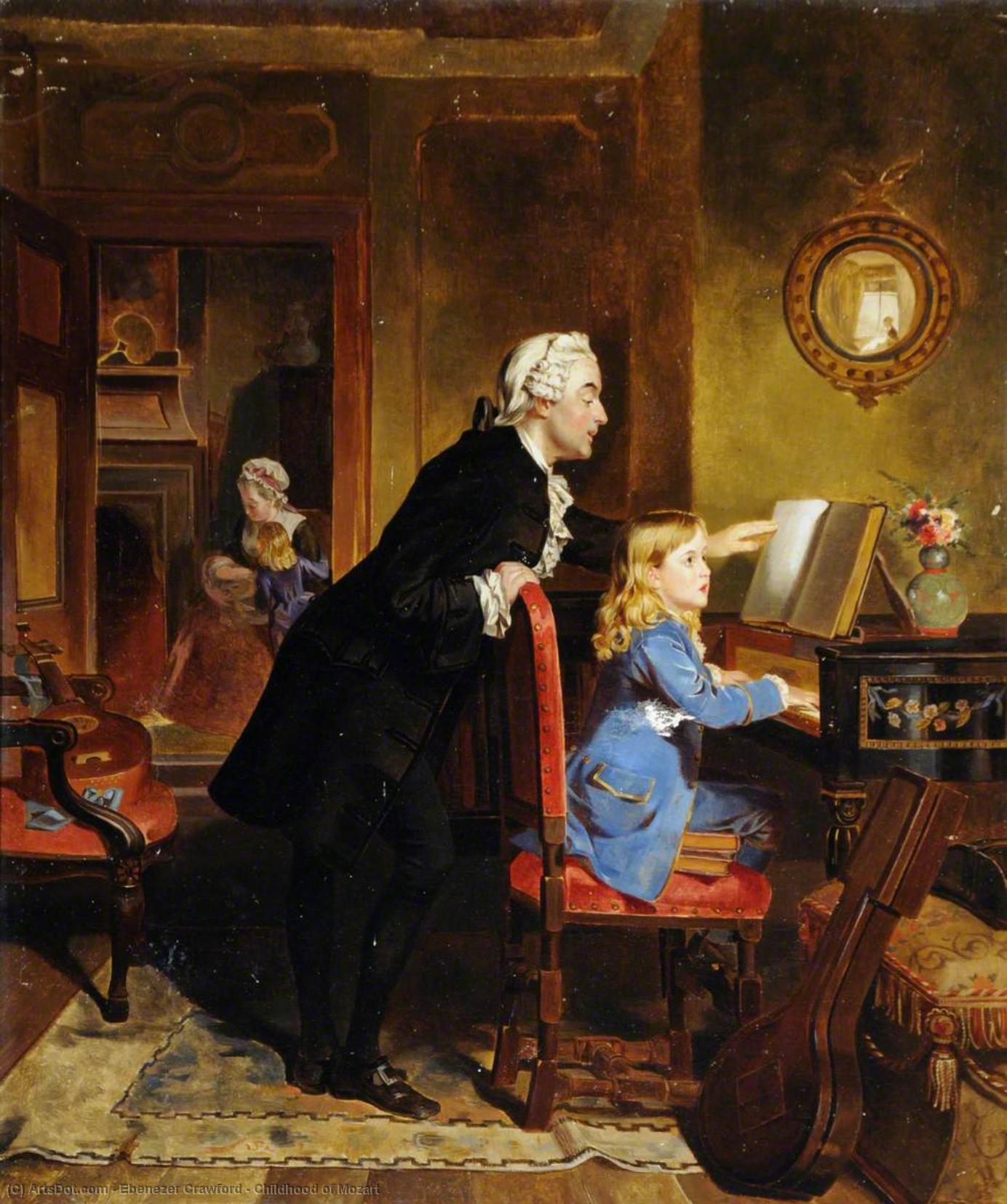 Childhood Of Mozart — Ebenezer Crawford