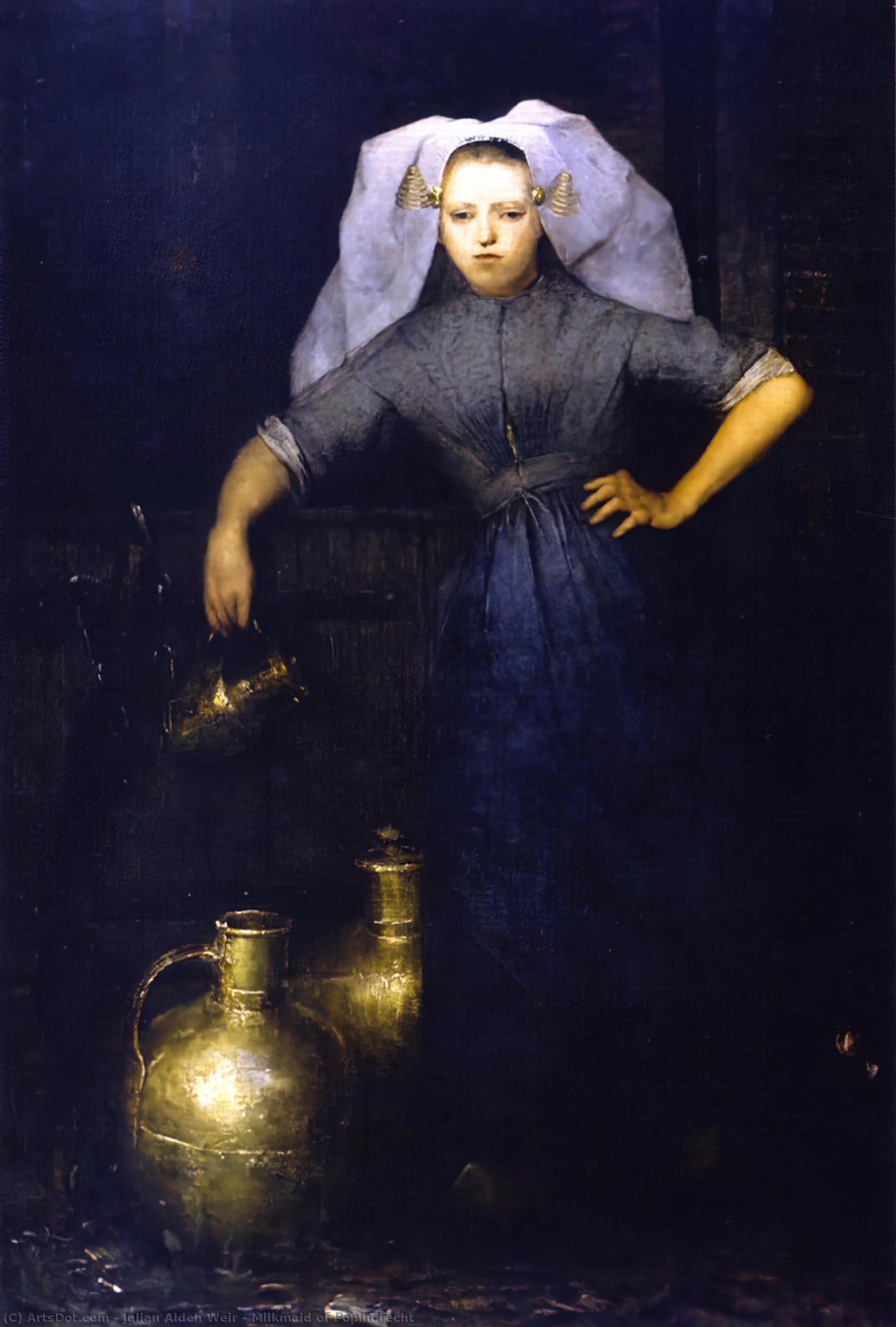 Milkmaid Of Popindrecht — Julian Alden Weir