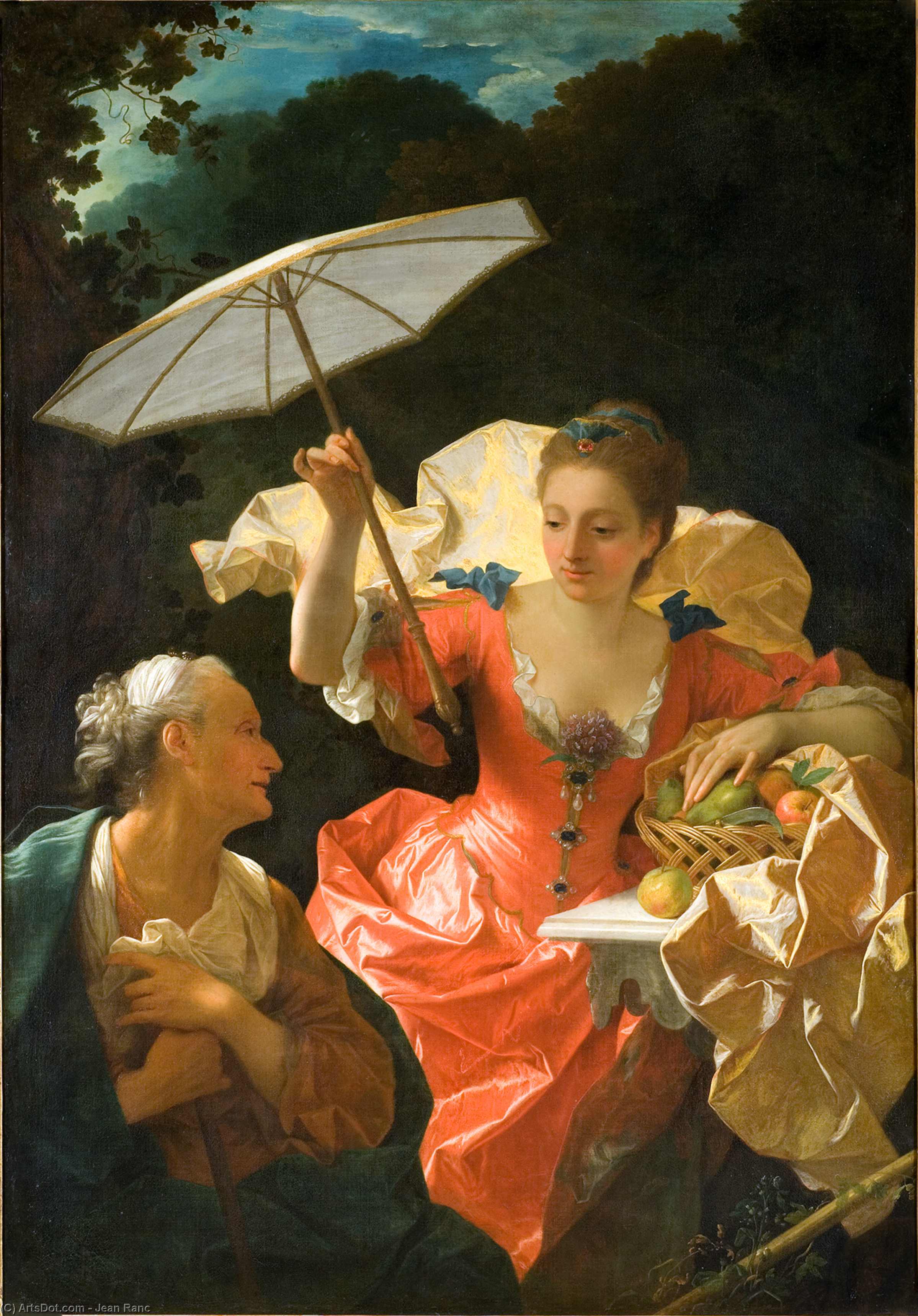 Vertumne Et Pomone — Jean Ranc