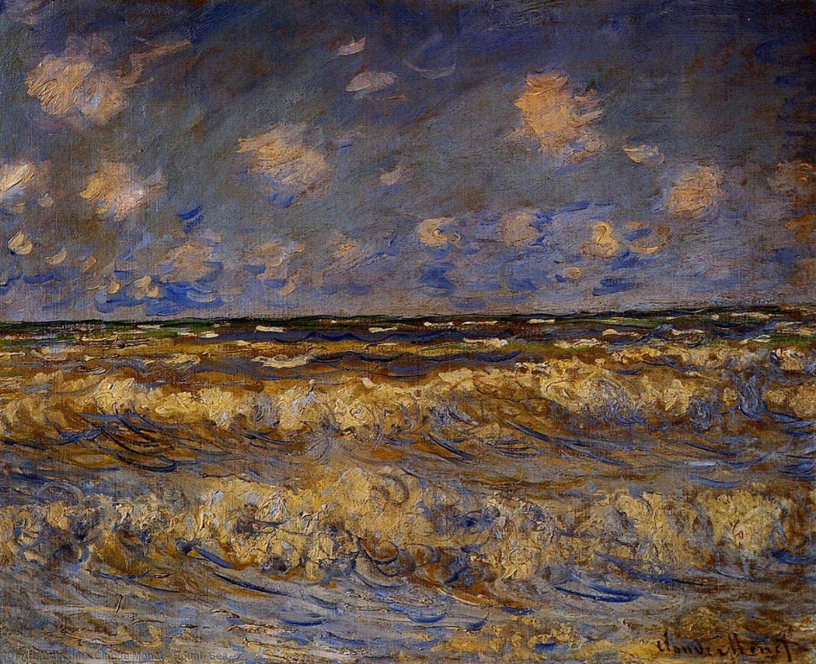 Rough Sea — Claude Monet