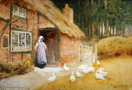 The Goose Girl — Arthur Claude Strachan