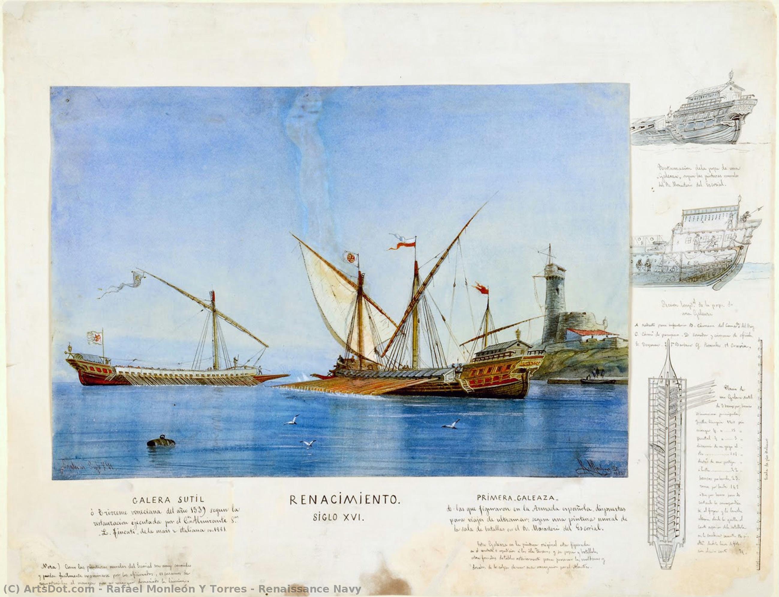 Renaissance Navy — Rafael Monleón Y Torres