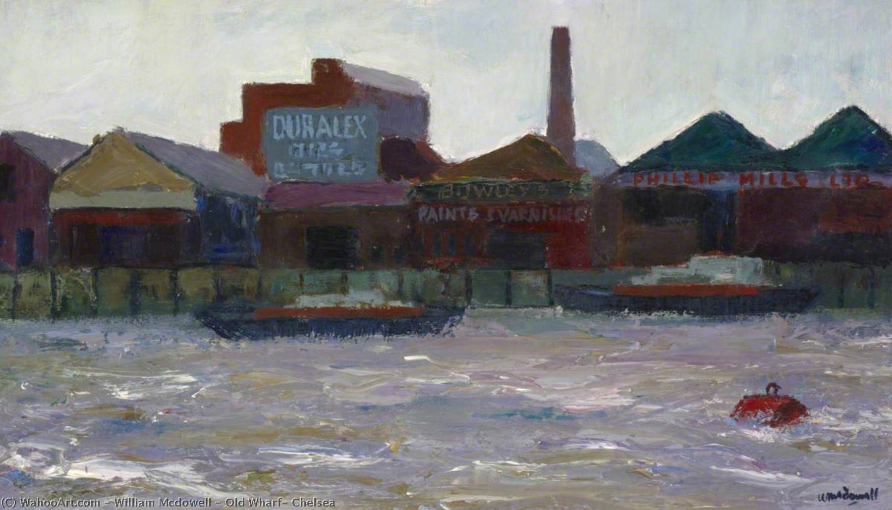 Old Wharf, Chelsea — William Mcdowell