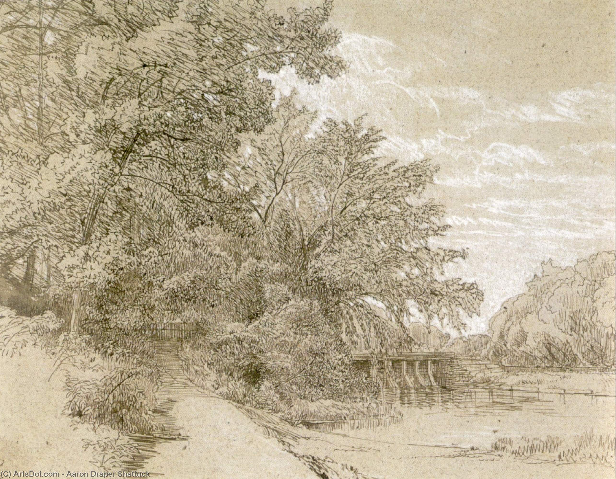 Tariffville, Connecticut, Farmington River — Aaron Draper Shattuck