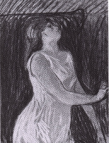 Outline Of A Model — Edvard Munch