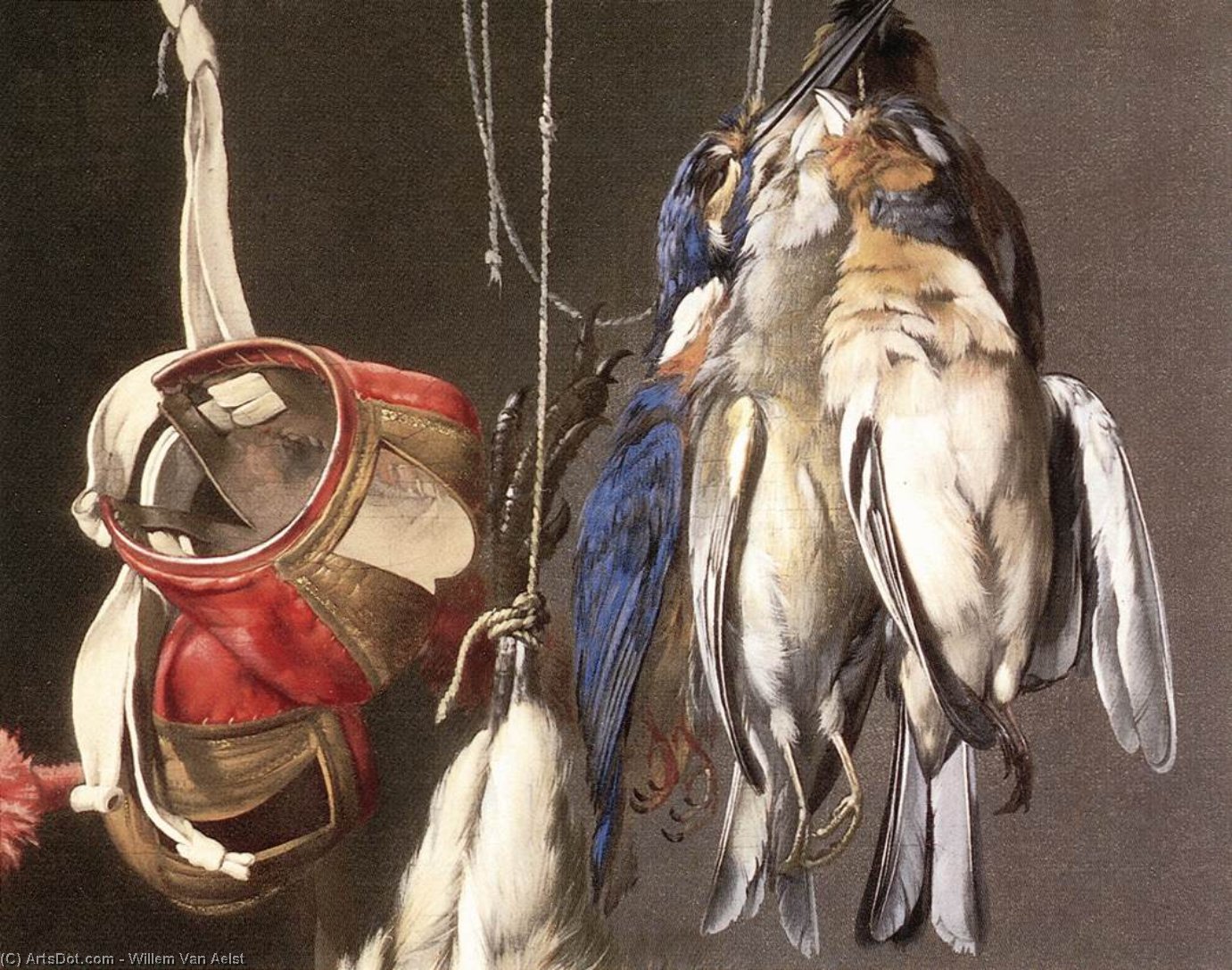 Hunting Still-life (detail) — Willem Van Aelst