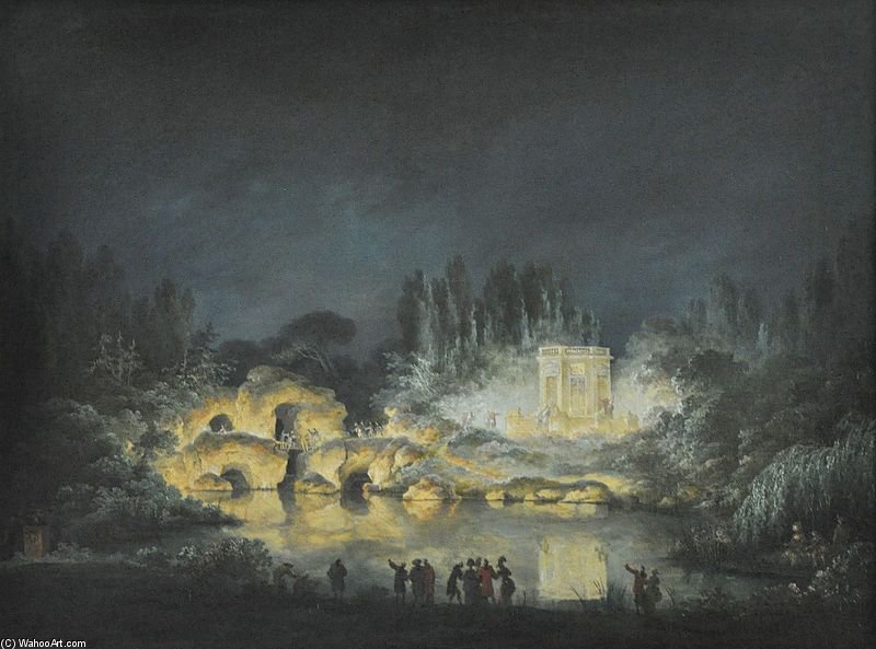 Illumination Of Pavilion Gazebo — Claude Louis Chatelet