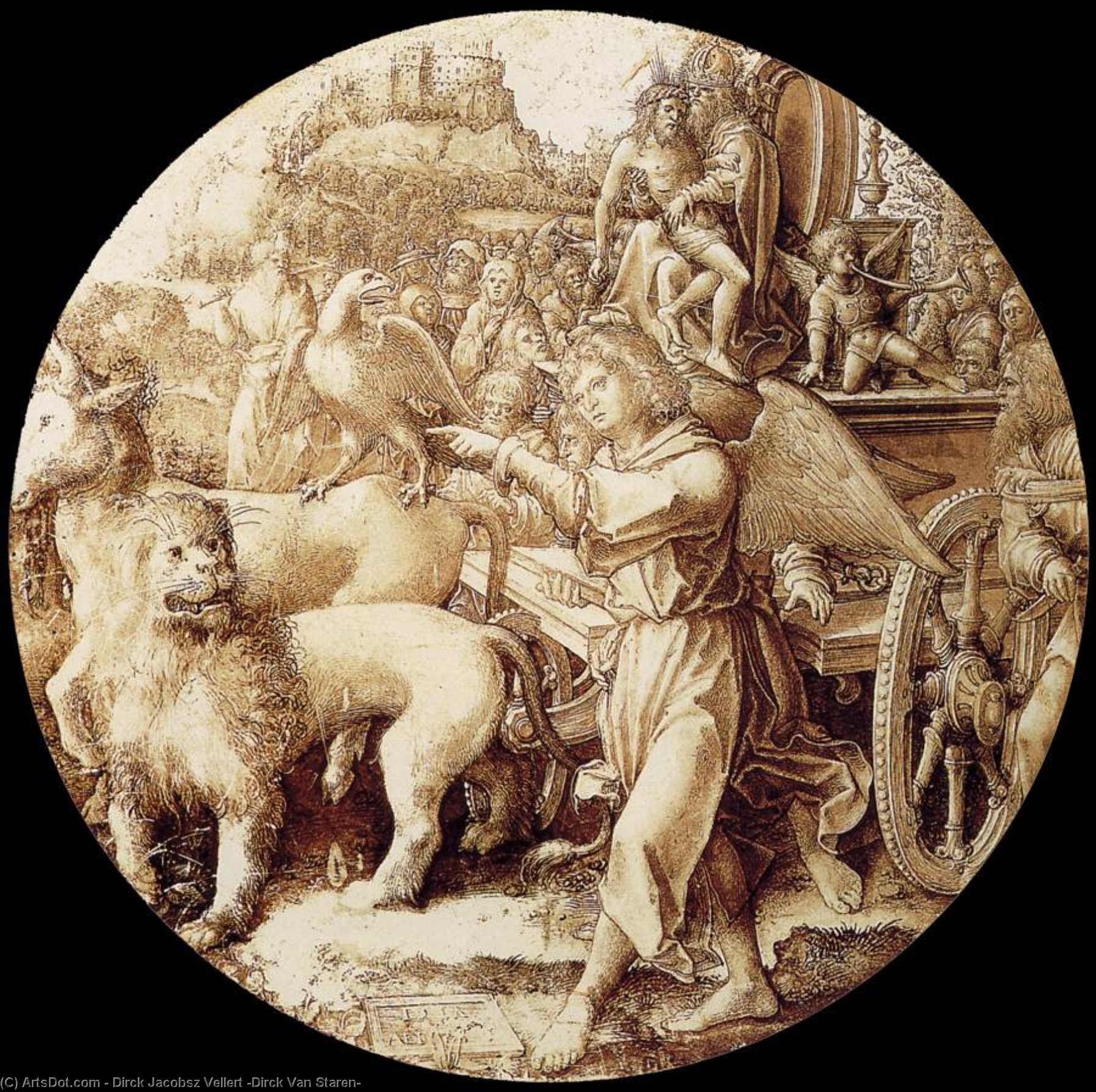 The Triumph Of Faith — Dirck Jacobsz Vellert (dirck Van Staren)