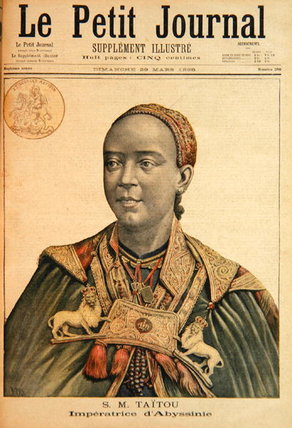 Portrait Of The Taytu Betul Empress Of Ethiopia — Henri Meyer