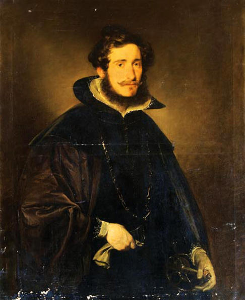Count Janos Waldstein In A Spanish Costume — Friedrich Ritter Von Amerling