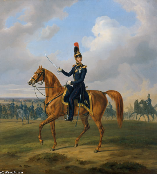 Prince Luitpold Of Bavaria As A Chieftain Of The Konigl 1. Field Artillery Regiment — Adam Albrecht