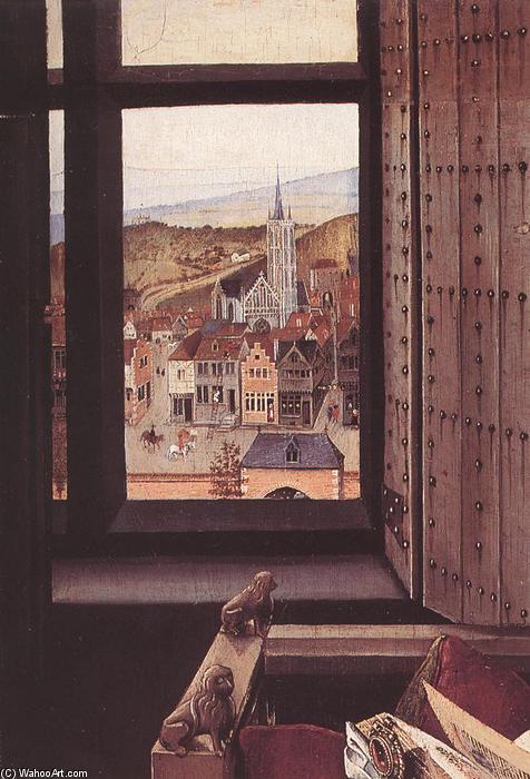 The Virgin And Child Before A Firescreen (detail) — Robert Campin (master Of Flemalle)