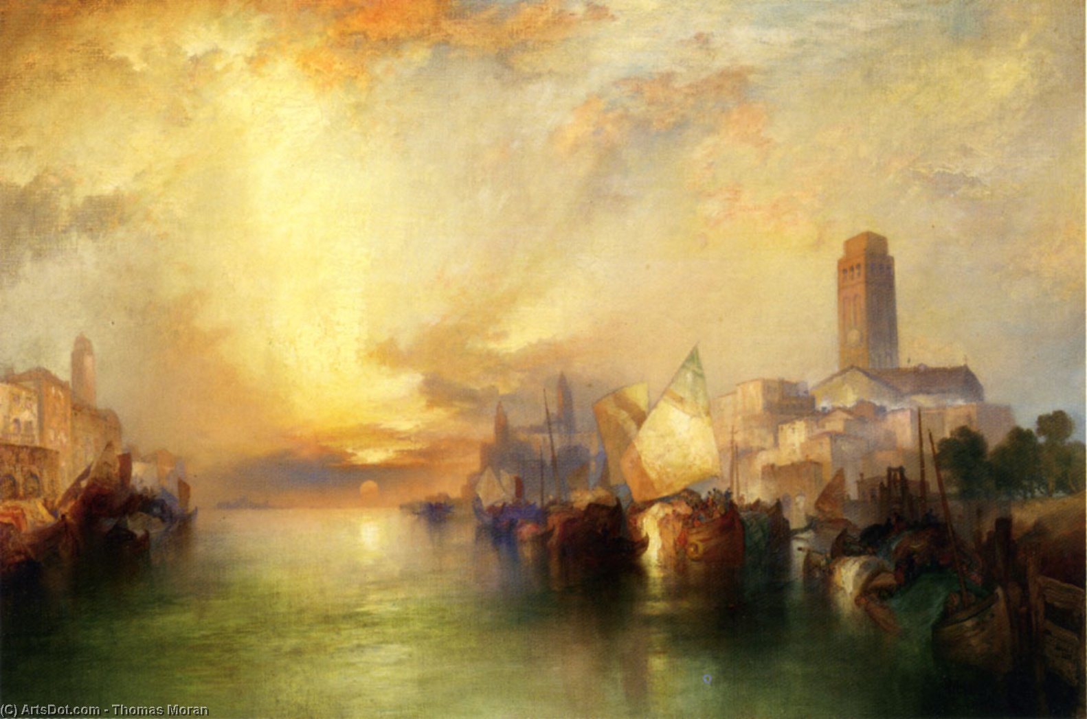 View Of Venice — Thomas Moran