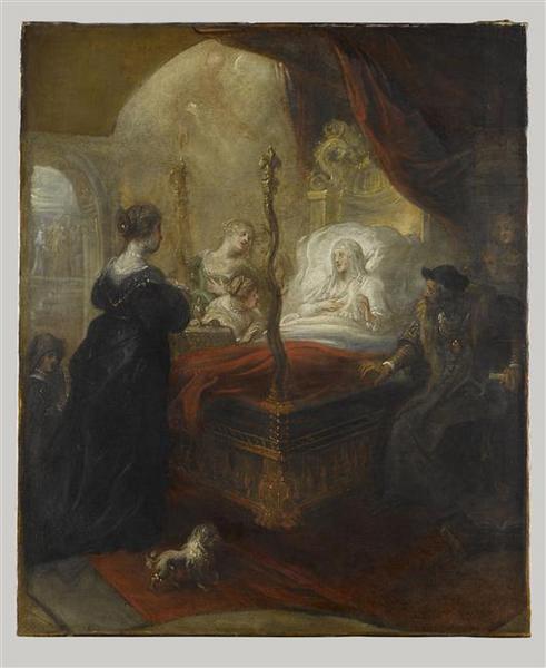 Saint François De Paule Prophétisant Un Fils À Louise De Savoie — Theodor Van Thulden