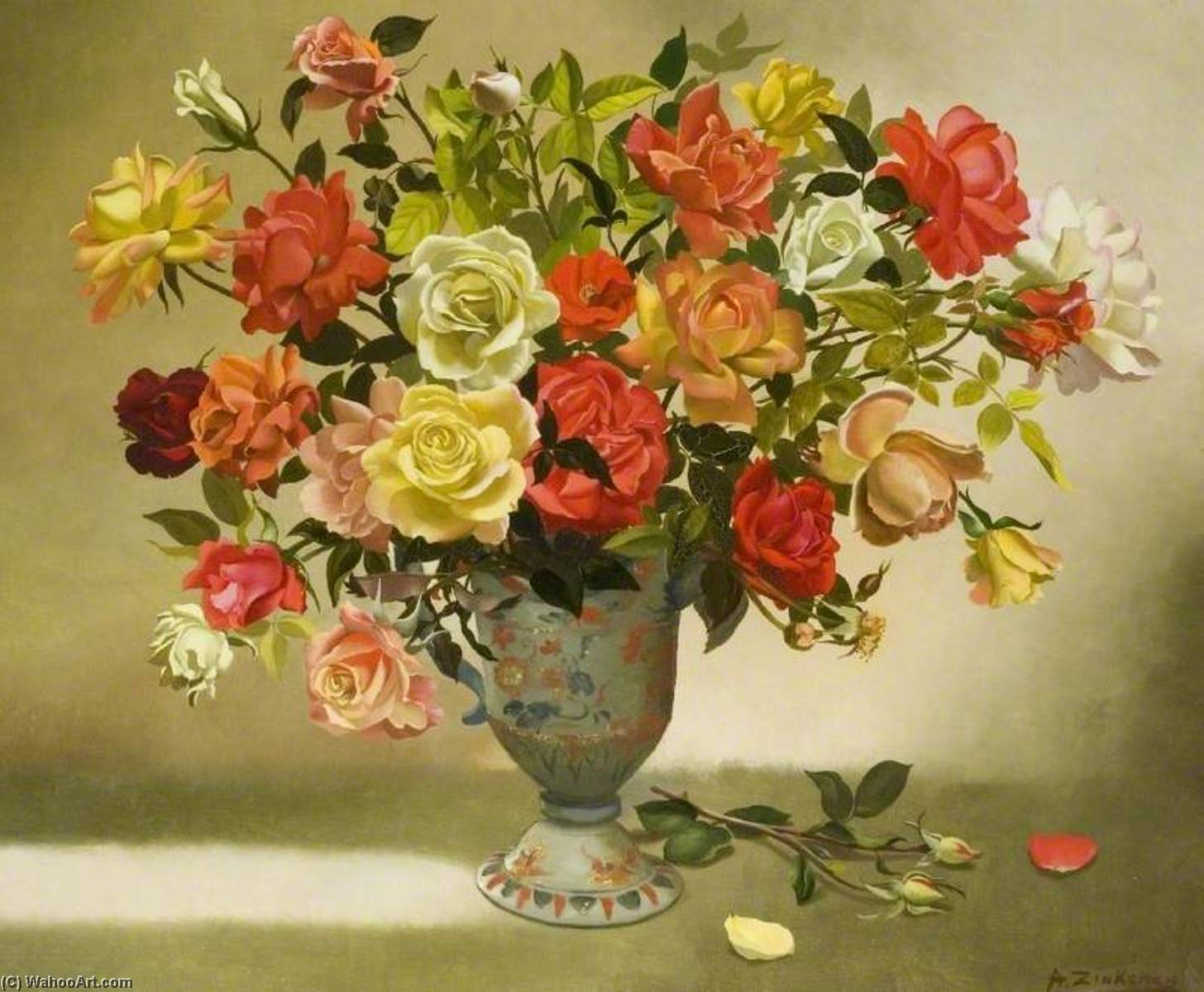 Still Life Of Flowers — Anna Katrina Zinkeisen