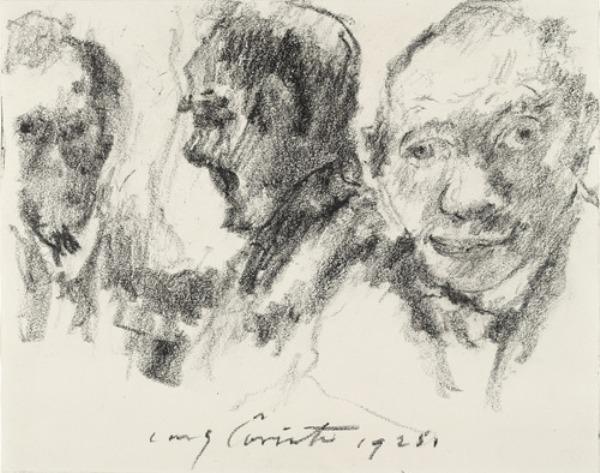 Self-portrait With Reflections — Lovis Corinth