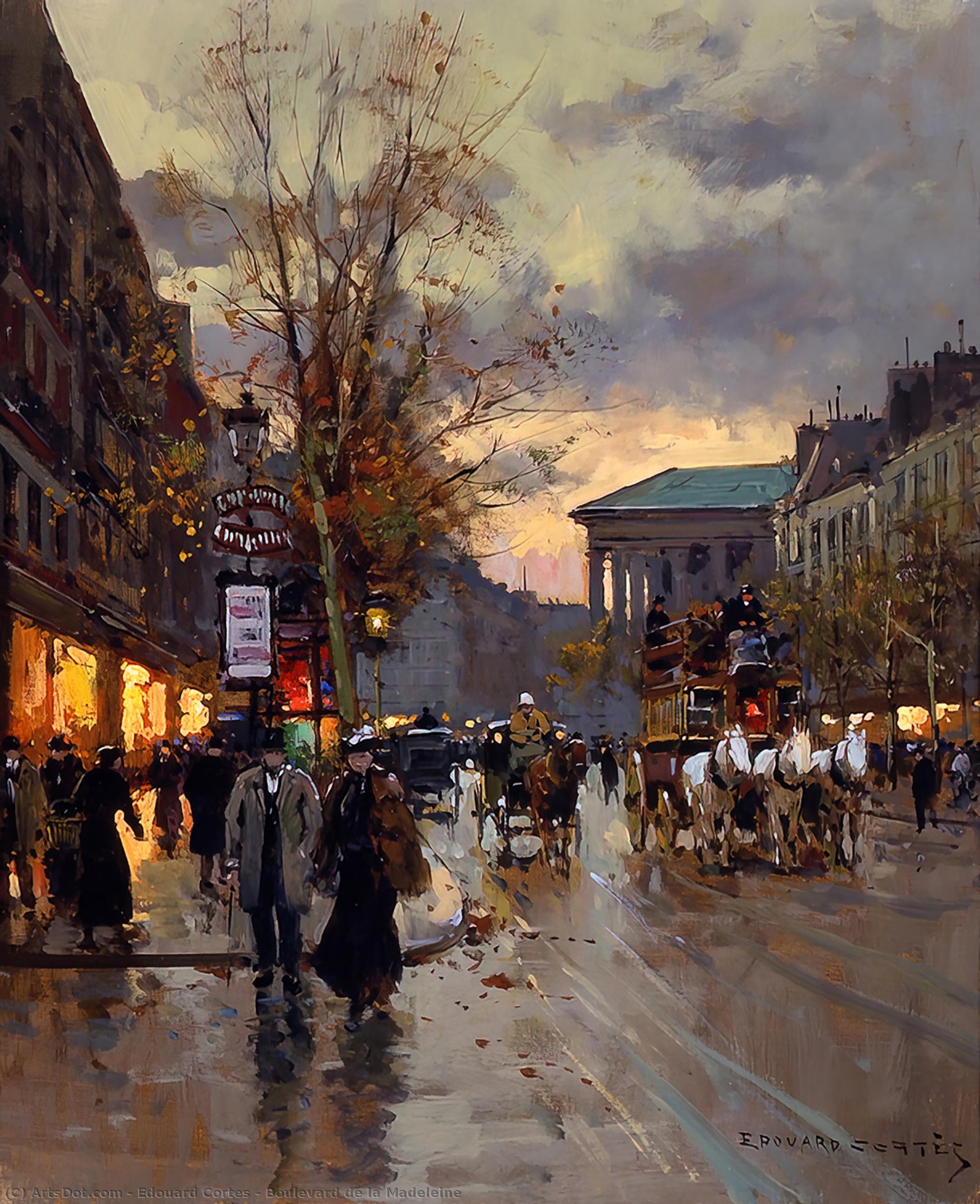 Boulevard De La Madeleine — Edouard Cortès
