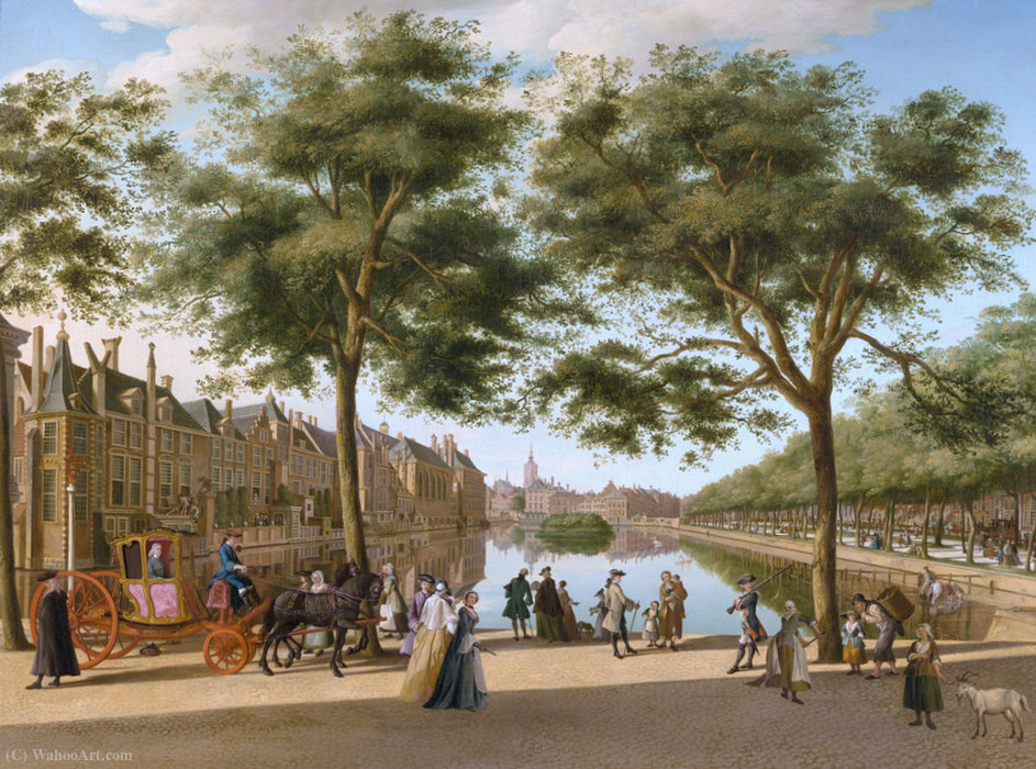 Hofvijver, Viewed From Korte Vijverberg — Paulus Constantijn La Fargue