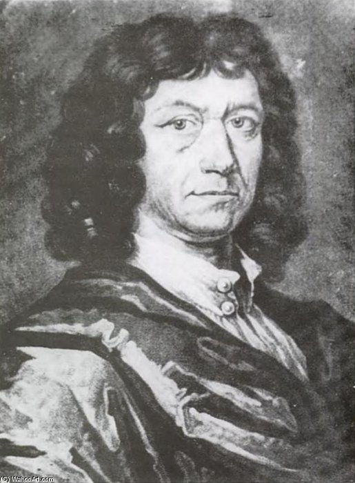 Johann Beer. Schabkunstblatt Von Peter Schenk. Museum Weißenfels — Pieter Schenck