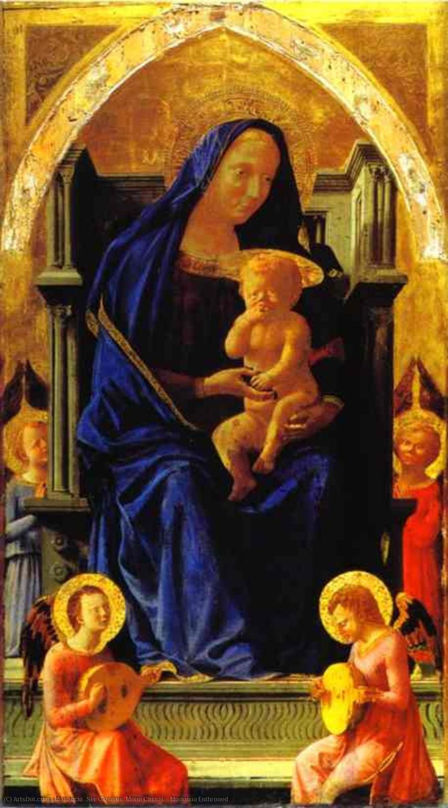 Madonna Enthroned — Мазаччо