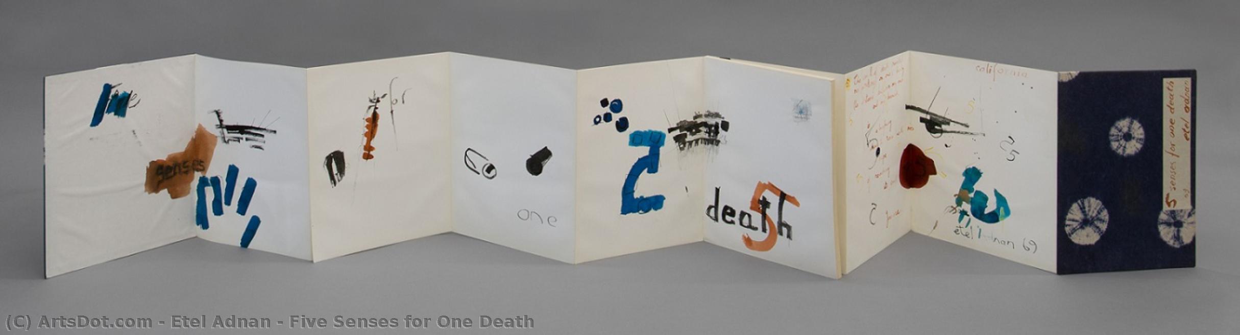 Five Senses For One Death — Etel Adnan