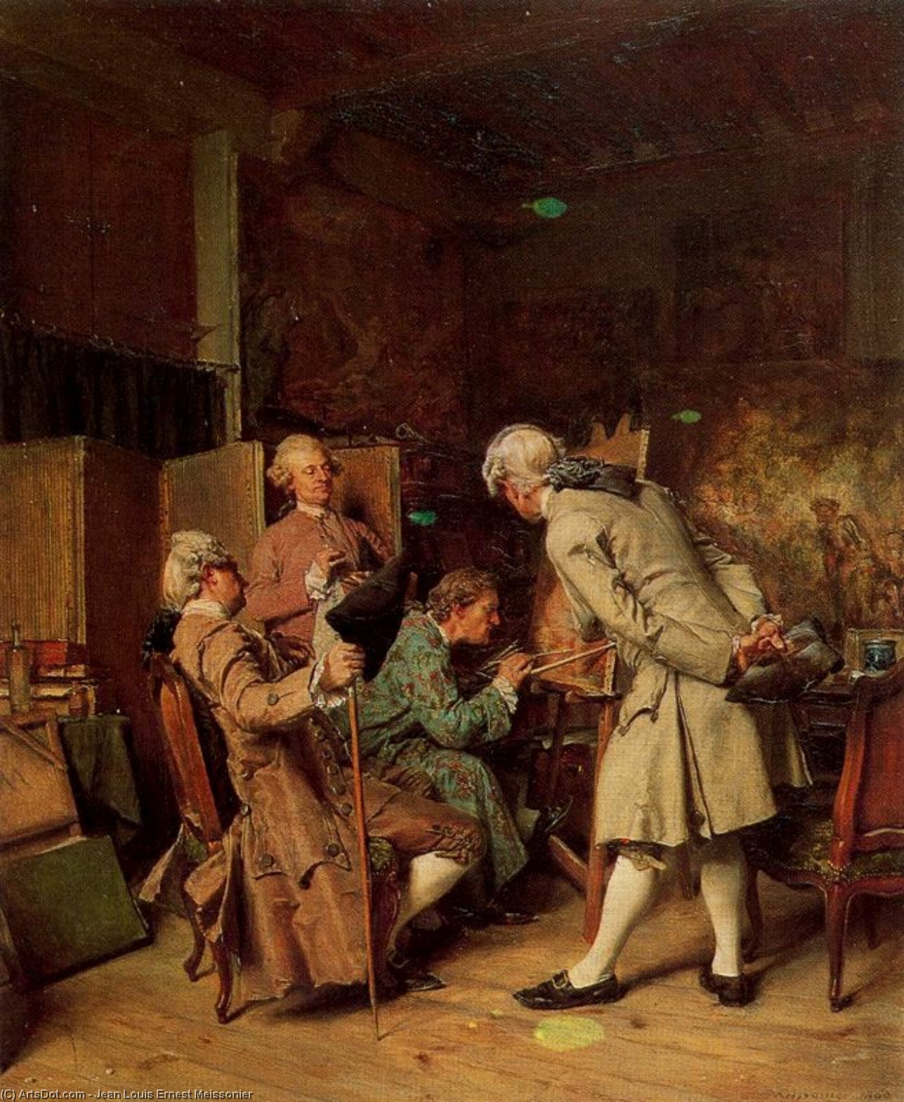 Lovers Of Painting — Jean-louis Ernest Meissonier