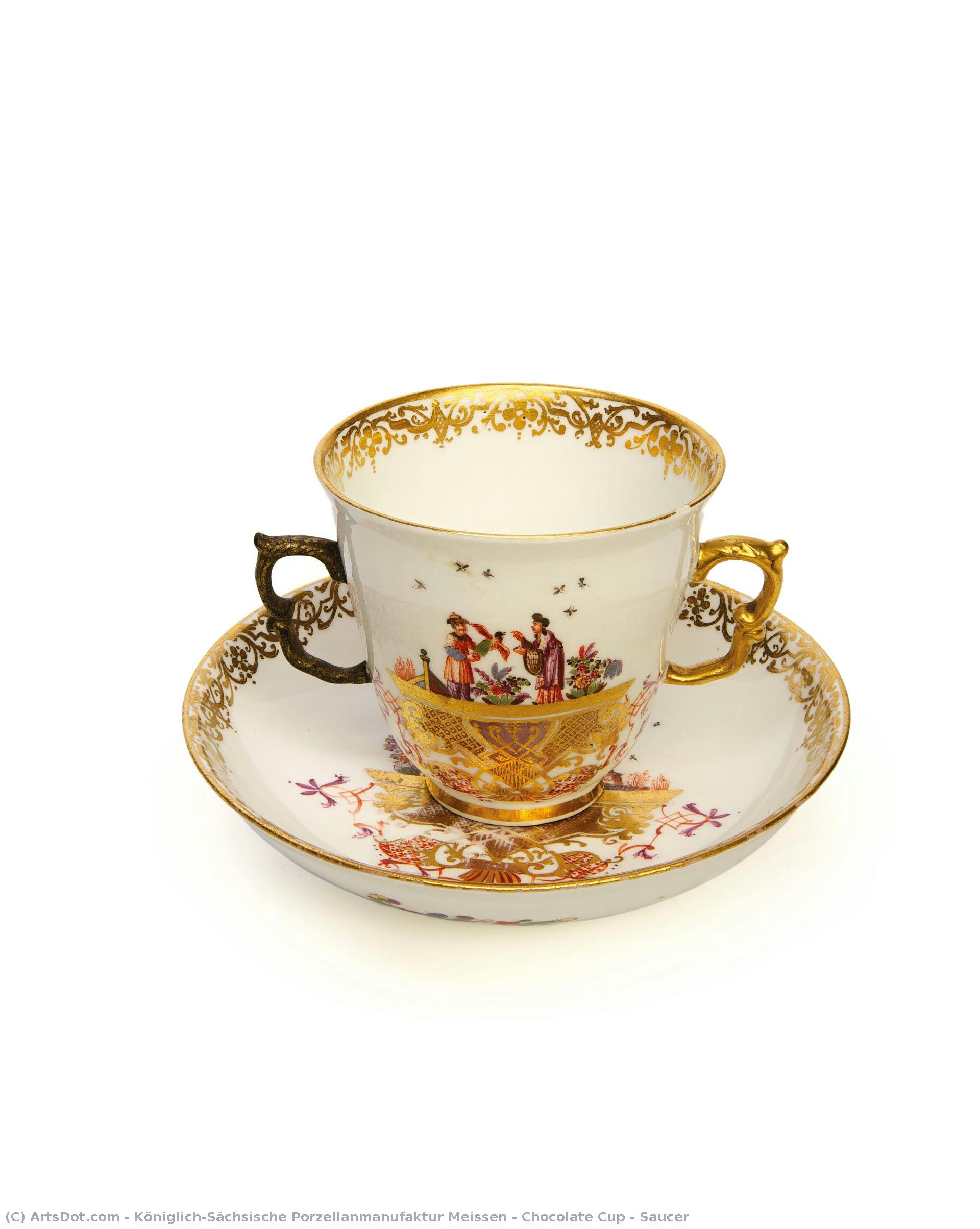 Chocolate Cup & Saucer — Königlich-sächsische Porzellanmanufaktur Meissen