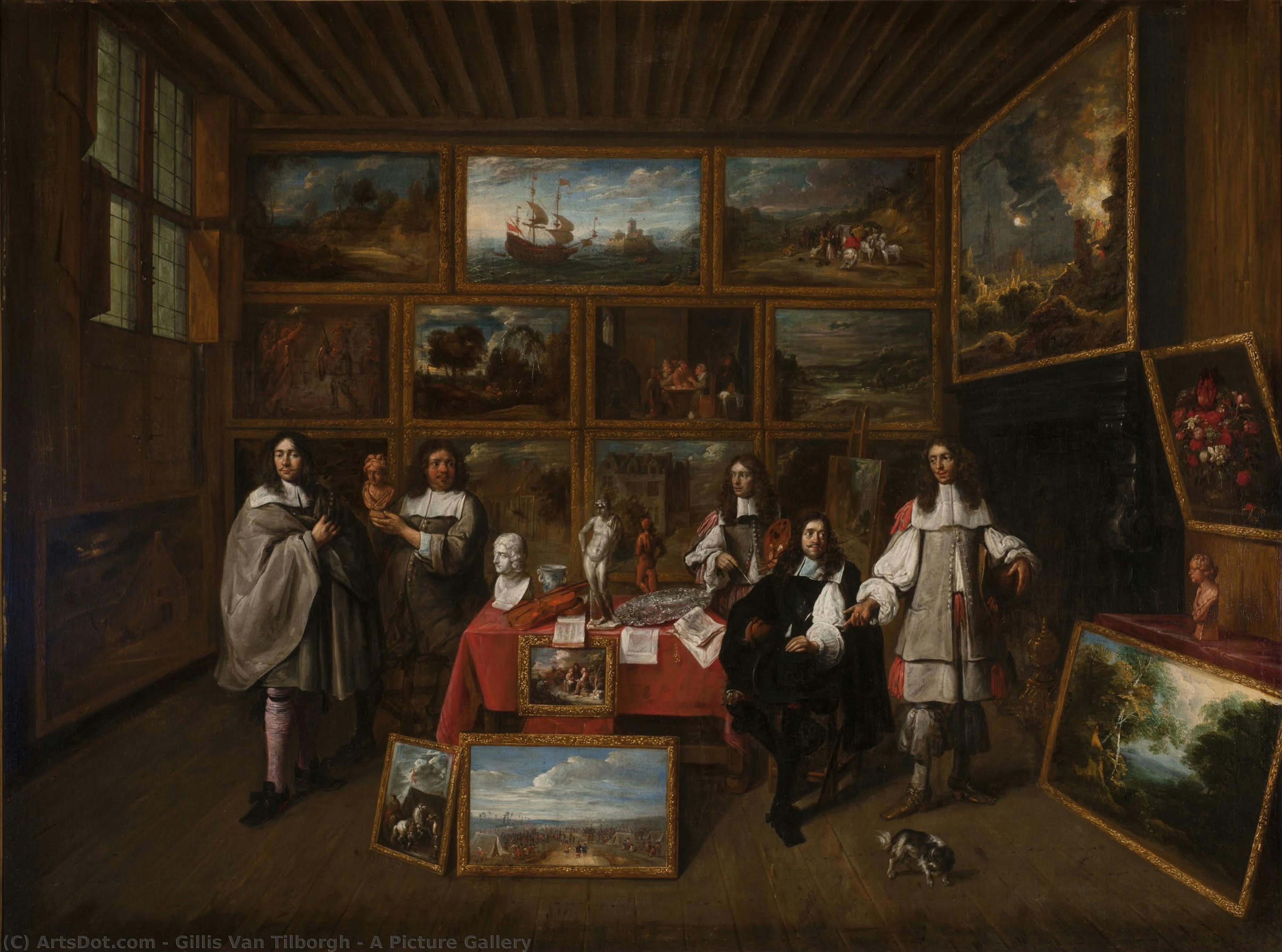A Picture Gallery — Gillis Van Tilborgh