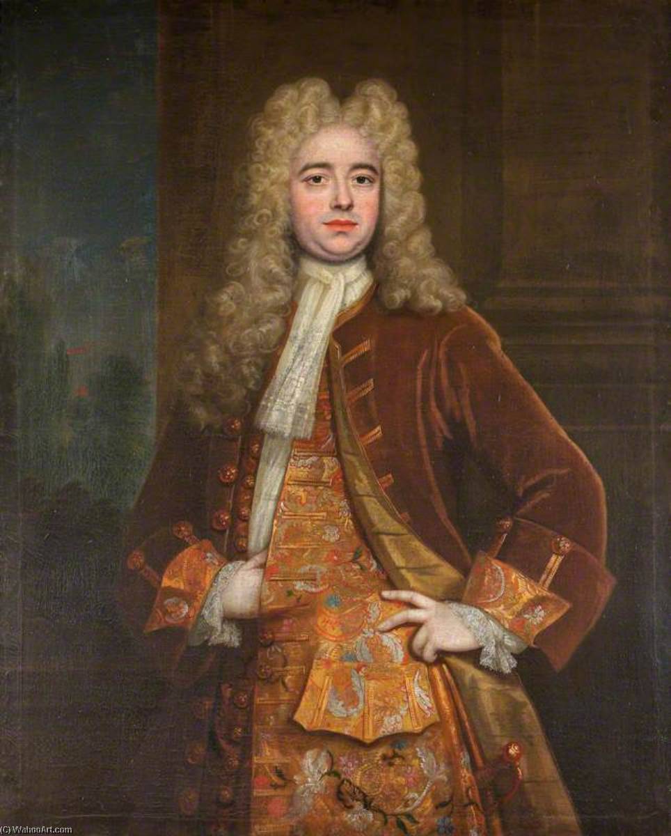Matthew Hutton Of Newnham, Hertfordshire (d.1728) — Johannes Verelst