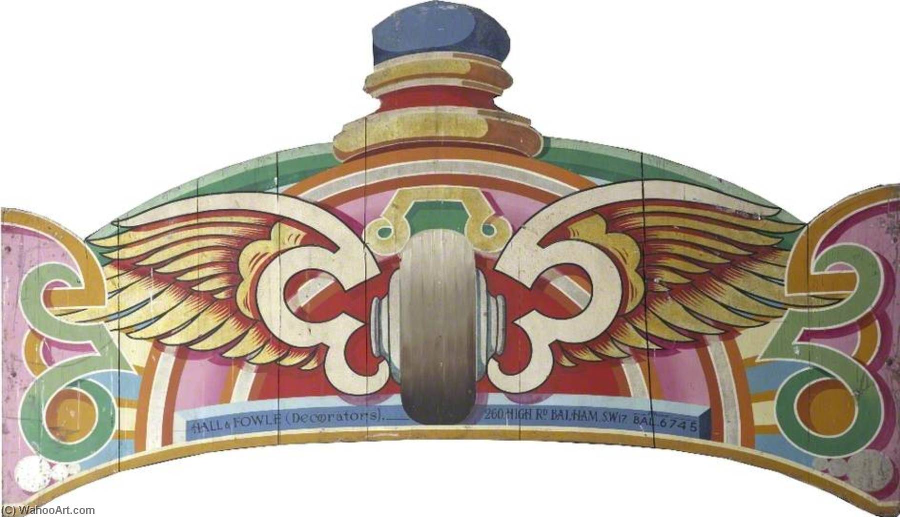 Culine's Dodgems Winged Wheel (rounding Board) — Hall Fowle